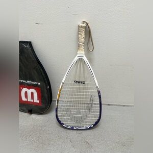 Head Zeus 165 Raquetball Raquet (Purple & Gold) with Cover